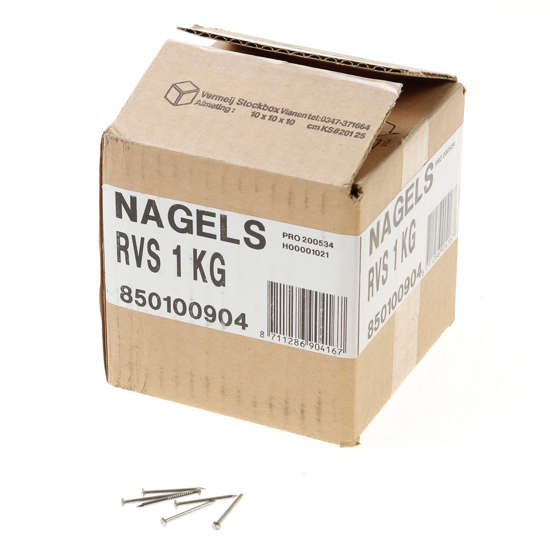 Afbeeldingen van Ellen Tochtstripnagel RVS 1.6 x 25mm 1kg