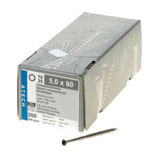 Afbeeldingen van Reisser Potdekselschroef zwart RAL9005 5x80mm tx25