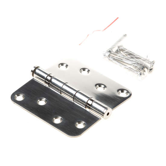 Afbeeldingen van Intersteel Kogellagerscharnier 0036.462540 RVS gepolijst 89 x 89 x 2.5mm