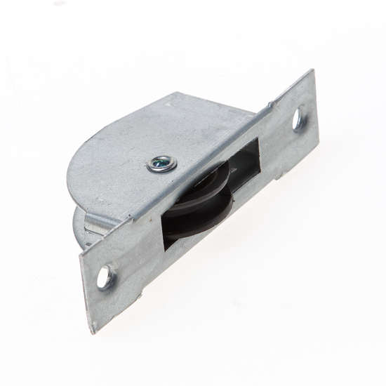 Afbeeldingen van Raamrolslot met gegalvaniseerde kast polyamide wiel 40mm draagvermogen 7.5KG 40jw/7,5kg/551