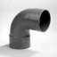 Afbeeldingen van Bocht 2x lijmmof 90° PVC keurmerk BRL52100 160mm