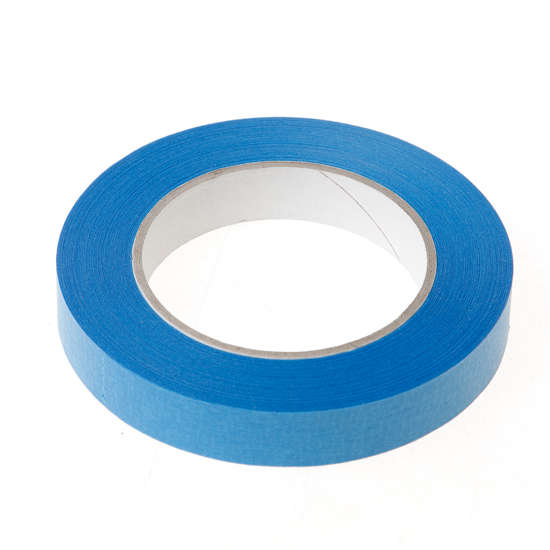 Afbeeldingen van Afplaktape blauw 19mm x 50 meter