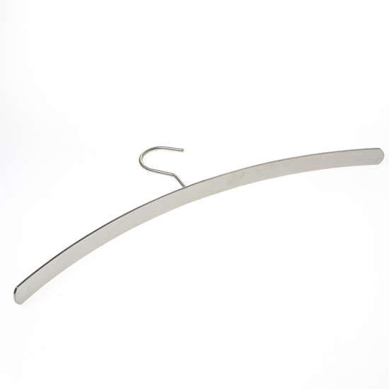 Afbeeldingen van Kledinghanger plat model rvs