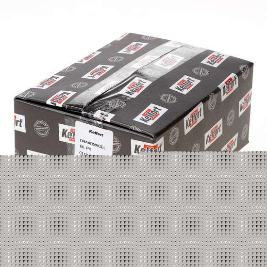 Afbeeldingen van Draadnagel plat geruite kop blank 3.0 x 55mm 5kg