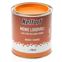 Afbeeldingen van Menie loodvrij oranje 750ml