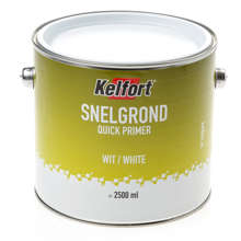 Afbeeldingen van Grondverf snel wit 2500ml