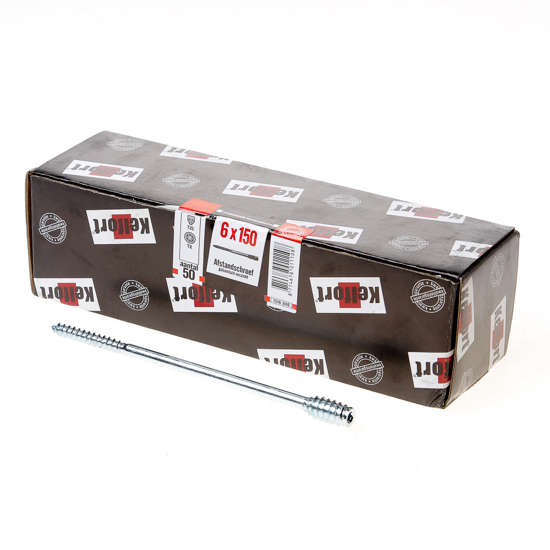 Afbeeldingen van Afstandschroef verzinkt 6.0 x 150mm torx 25