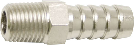 Afbeeldingen van Insteeknippel met slangpilaar buitendraads 1/4" 6mm 1524429