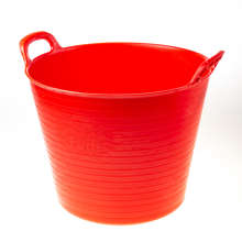 Afbeeldingen van Flexibele kuipemmer rood 25ltr