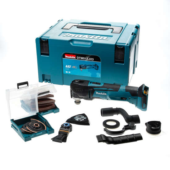 Afbeeldingen van Makita multitool dtm51zjx3 18v ex.^