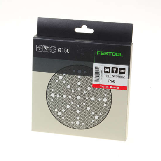 Afbeeldingen van Schuurschijf granat 150mm p60(10)