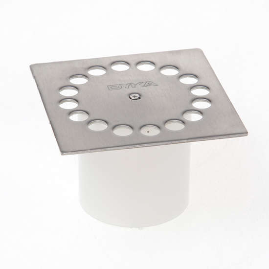 Afbeeldingen van Dyka Doucheputrooster roestvaststaal 10 x 10cm