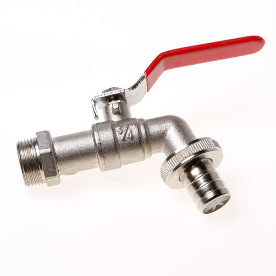 Afbeeldingen van Kogelkraan met wartel 3/4"