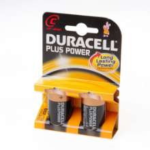 Afbeeldingen van Duracell Batterij Engelse staaf 1.5v lr14 C blister van 2 batterijen
