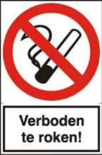 Afbeeldingen van Sticker Verboden te roken d5050
