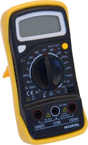 Afbeeldingen van Ironside Multimeter digitaal 600V 10A
