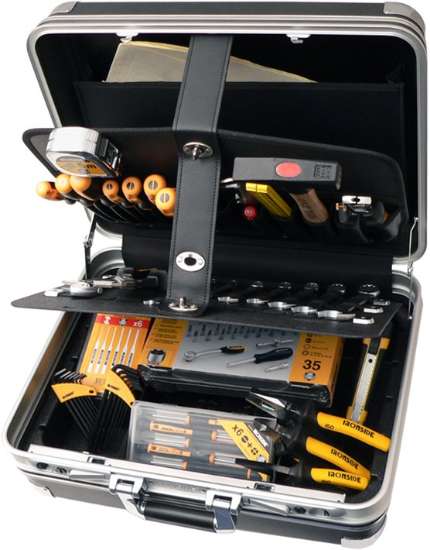 Afbeeldingen van Ironside Gereedschapskoffer (gevuld) 88 delig