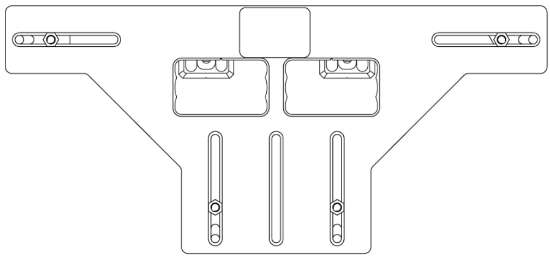 Afbeeldingen van Maco Freessjabloon voor hoek- en schaarlager DT12L 20890