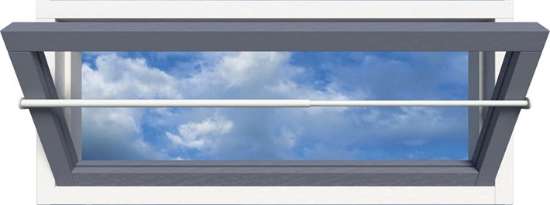 Afbeeldingen van SecuBar Valraambeveiliging op de dag wit 90-145cm 2010.356.1341