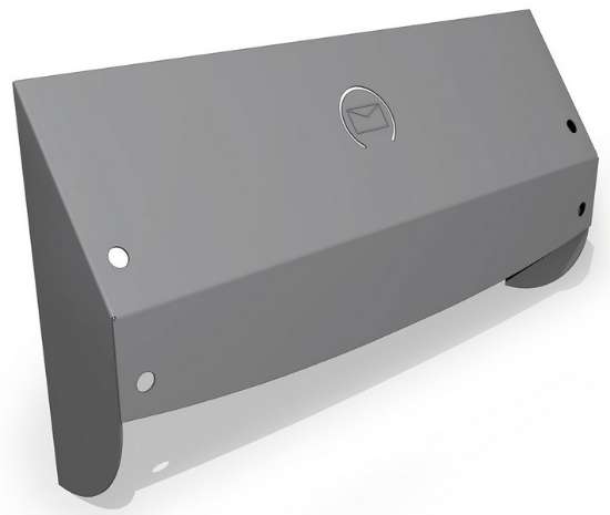 Afbeeldingen van SecuMax brievenbusbeveiliging Plus zilvergrijs 3010.016.03