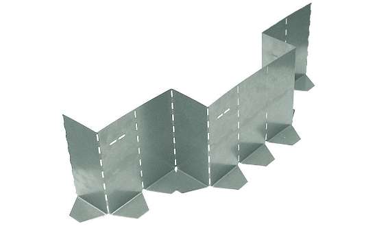 Afbeeldingen van Gb Metalen vouwbekisting 150 x 1000mm SV 104150