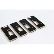 Afbeeldingen van Riens Scharnierfreesmal voor deuren en ramen met tochtstrip set 4-delig 76 x 76mm