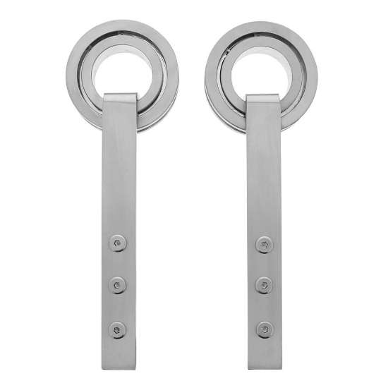 Afbeeldingen van Intersteel set van 2 rollers open wiel 255mm tbv schuifdeursysteem