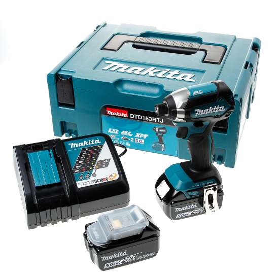 Afbeeldingen van Makita slagschr.dtd153rtj 18V 5.0ah(2)