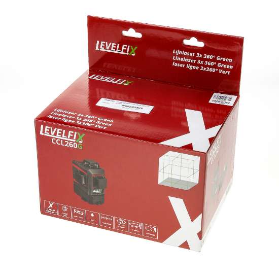Afbeeldingen van Cone lijnlaser CCL260G zelfn.3d groen-