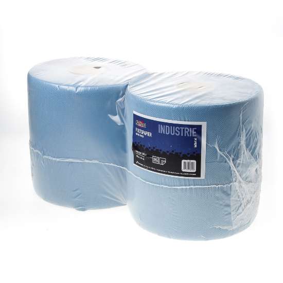Afbeeldingen van Handdoekrol 2-laags 190mx26cm blauw
