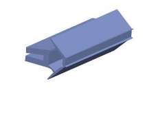 Afbeeldingen van Afdichtingsrubber stelprofiel dt.50 (6mtr)