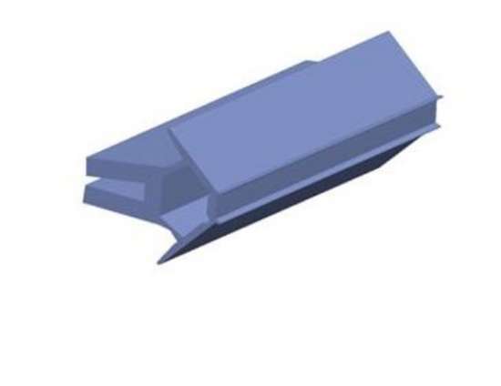 Afbeeldingen van Afdichtingsrubber stelprofiel dt.50 (6mtr)