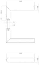 Afbeeldingen van Deurkruk Jura   RVS/mat zwart