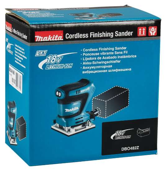 Afbeeldingen van Makita vlakschuurmachine DBO482Z 18v