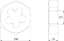 Afbeeldingen van Hss zeskante snijmoeren M5 x 0.80