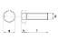 Afbeeldingen van Zeskanttapbout RVS A2 m5 x 12mm
