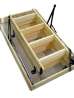 Afbeeldingen van Altrex Woodytrex-Budget 3-delige zoldertrap (inklap) 120 x 70cm